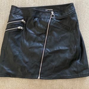 Express Leather Skirt